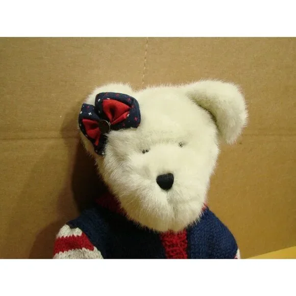 Vintage 2002 Boyds Bears Commemorative Edition Patriotic Dress Plush Jointed 18" - Picture 2 of 12